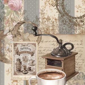 Papel de Arroz 54X33 Home & Decor Coffee III