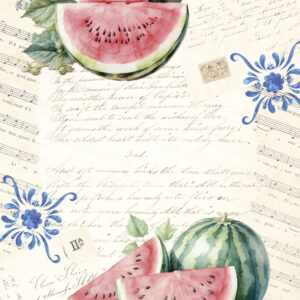Papel de Arroz 54X33 Watermelon I