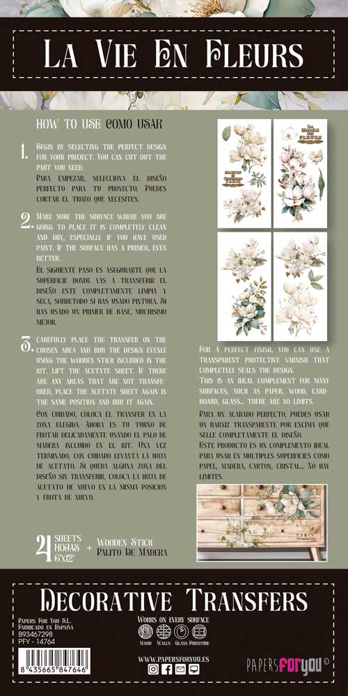 Decorative Transfers 15X30 - Imagen 2