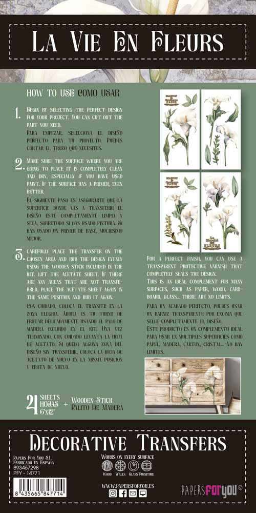 Decorative Transfers 15X30 - Imagen 2