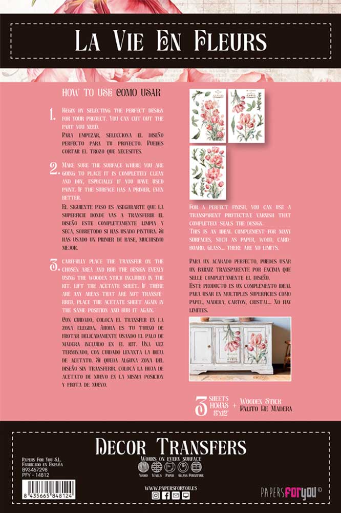 Decorative Transfers 20x30 - Imagen 2