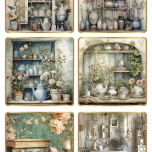 Papel de Arroz 54X33 Still Life: Furniture II