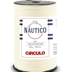 Circulo Fio Nautico Slim 3mm – Hilo Cordón de Polipropileno, 278m/400g Crema