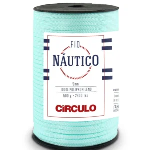 Circulo Fio Nautico 5mm – Cordón de polipropileno, 208m / 500g Caramelo Verde