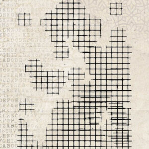 Hazel Eaton - Nature's Dream 2 - Clear Stamp - Grid background