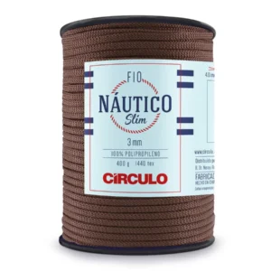 Circulo Fio Nautico Slim 3mm – Hilo Cordón de Polipropileno, 278m/400g Chocolate