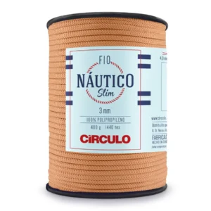 Circulo Fio Nautico Slim 3mm – Hilo Cordón de Polipropileno, 278m/400g Terracotta