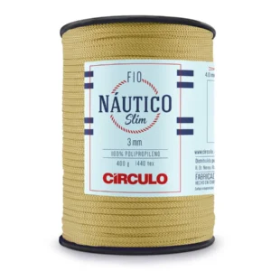 Circulo Fio Nautico Slim 3mm – Hilo Cordón de Polipropileno, 278m/400g Castaño