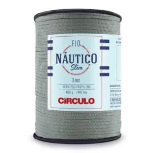 Circulo Fio Nautico Slim 3mm – Hilo Cordón de Polipropileno, 278m/400g Gris