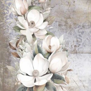 Papel de Arroz 54X33 La Vie En Fleurs Magnolias III