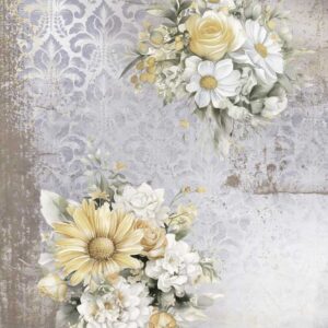Papel de Arroz 54X33 La Petite Vie En Fleurs Daisies V