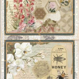 Papel de Arroz 54X33 Bug´s Garden V