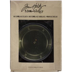Assemblage Clock Polished Silver Tim Holtz Idea-Ology
