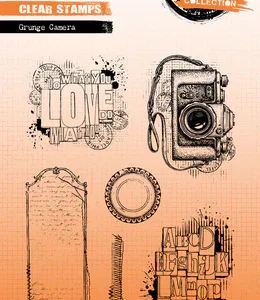 Clear Stamp Grunge Camera Grunge Collection
