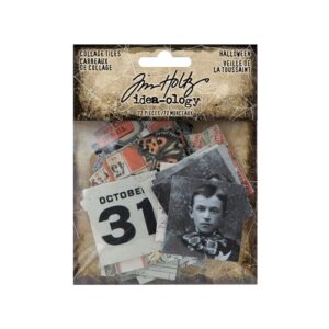 Idea-ology Tim Holtz Halloween Collage Tiles