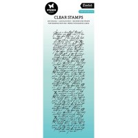 Studio light Clear stamp Script background Essentials