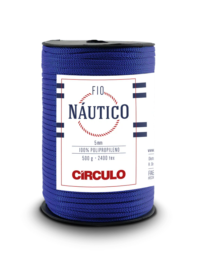 Circulo Fio Nautico 5mm – Cordón de polipropileno, 208m / 500g Blue Bic