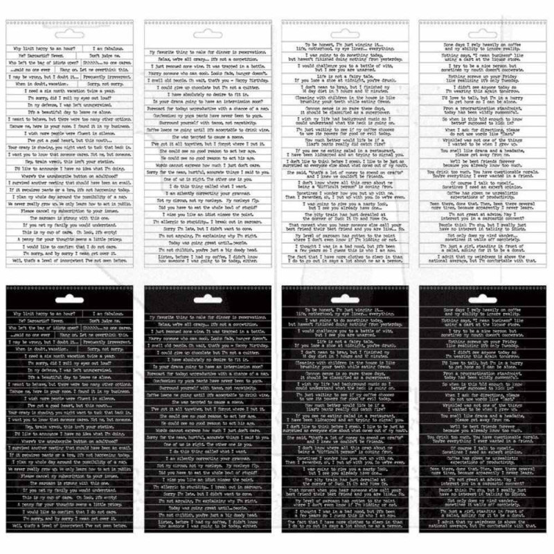 Idea-Ology Spiral Bound Small Talk Snarky Stickers - Imagen 2