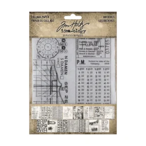 Tim Holtz Collage Paper Archives