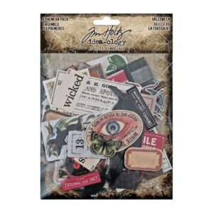 Tim Holtz Idea-Ology Halloween Ephemera Pack