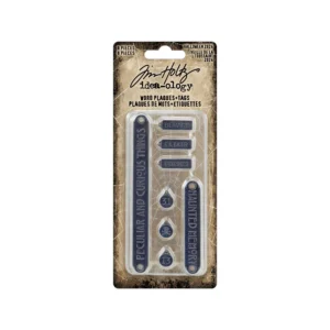 Tim Holtz Halloween Word Plaques + Tags
