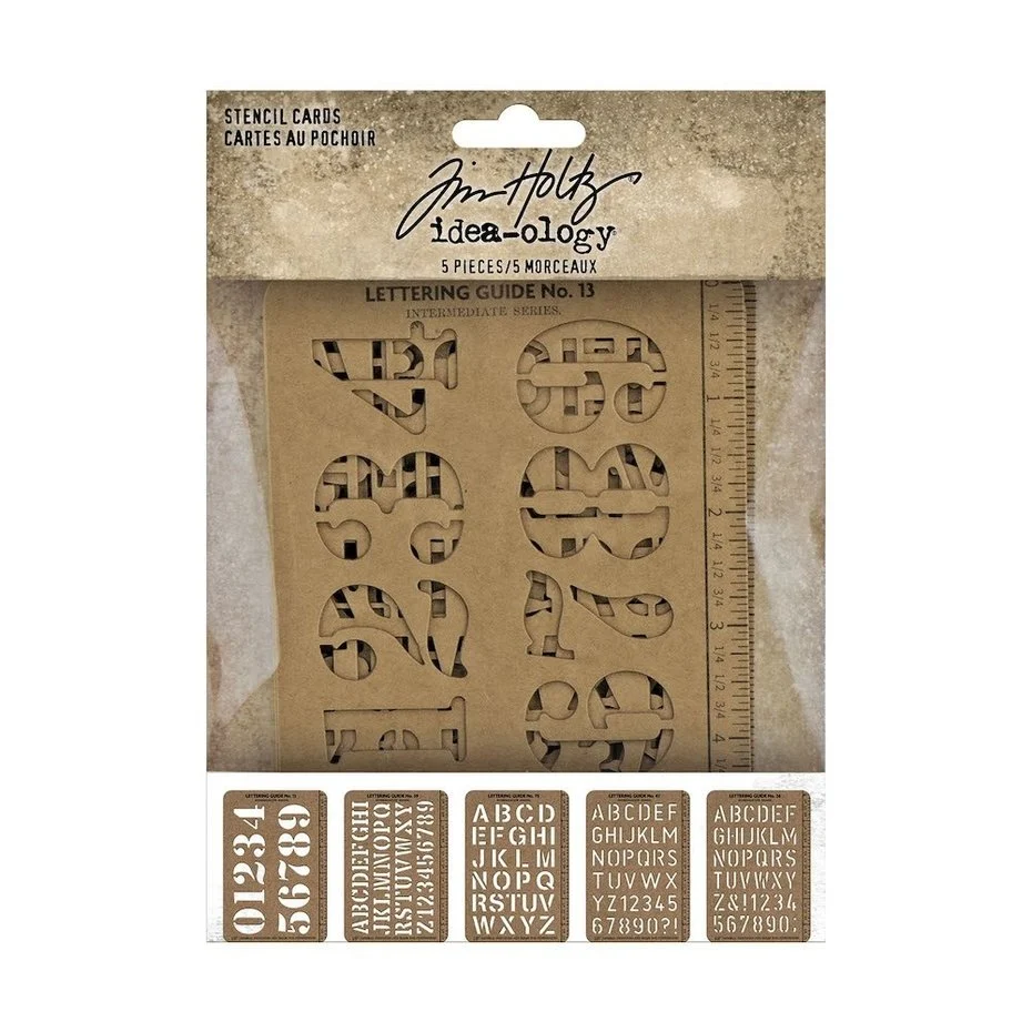 Tim Holtz Stencil Cards