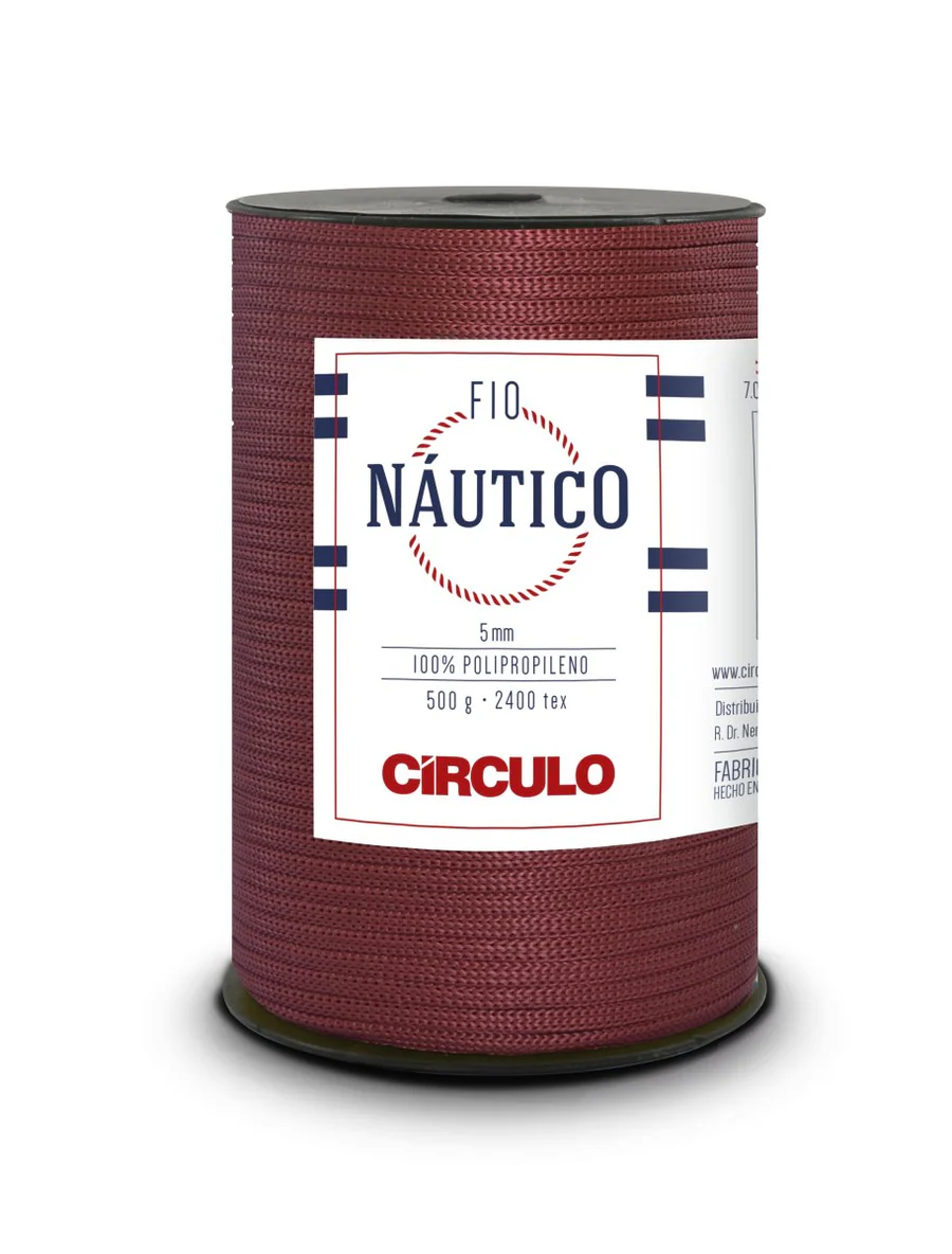 Circulo Fio Nautico 5mm – Cordón de polipropileno, 208m / 500g Valentino