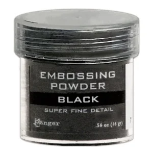 Ranger Embossing Powder Super Fine Black