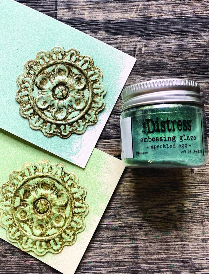 Tim Holtz Distress Embossing Glaze Speckled Egg - Imagen 2