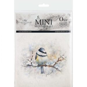Set de 6 Hojas Mini Papel de Arroz ITD RSM148