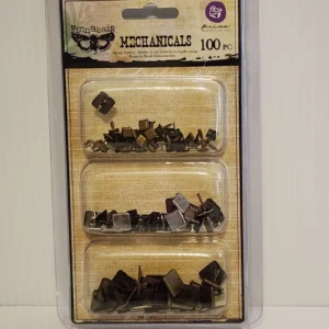 Finnabair Vintage Trinkets  Brads  Squares