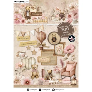 Die-cut Pad Teddy´s Tea Time