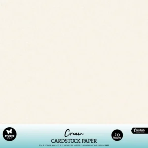 Cartulina 30X30 250 gr Crema