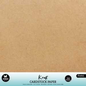 Cartulina 30X30 250 gr Kraft