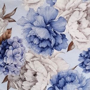 Servilleta Hortensias y Peonías