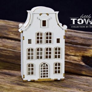 Chipboard Little Town – Tenement House – 4