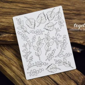 Chipboard Together – Leaves