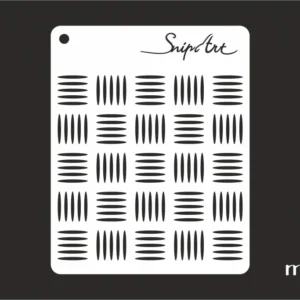 Mini Stencil Industrial Checkerboard
