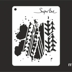 Mini Stencil Multiple Tyre Tracks