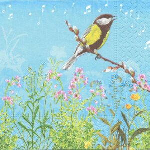 Servilleta Twittering Bird