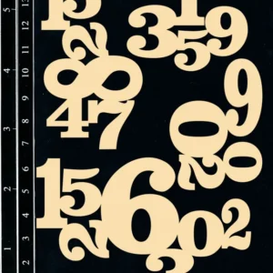 Chipboard Broken Bits #1 - Numbers
