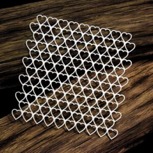 Chipboard Background Hearts