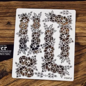Chipboard Discover your Passion – MUSIC – Corners and Borders – openwork