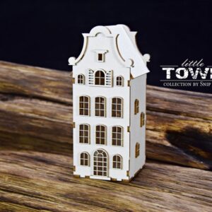 Chipboard Little Town – Tenement House – 3