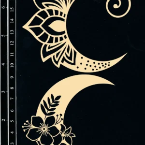 Chipboard Moons #1 - by Nuneka