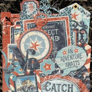 Graphic 45 Catch of the Day Die Cut Ephemera Assortment
