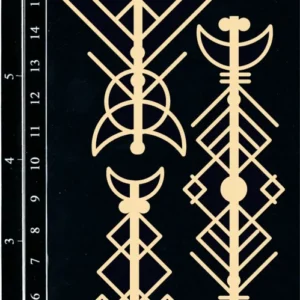 Chipboard Geo Tribal Motif #2