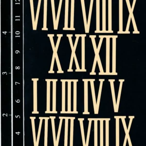 Chipboard Roman Numerals
