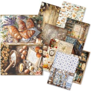 Rice Paper A5 MIXED 8/Pkg Cookbook