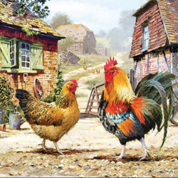 Servilleta Rooster Ranch